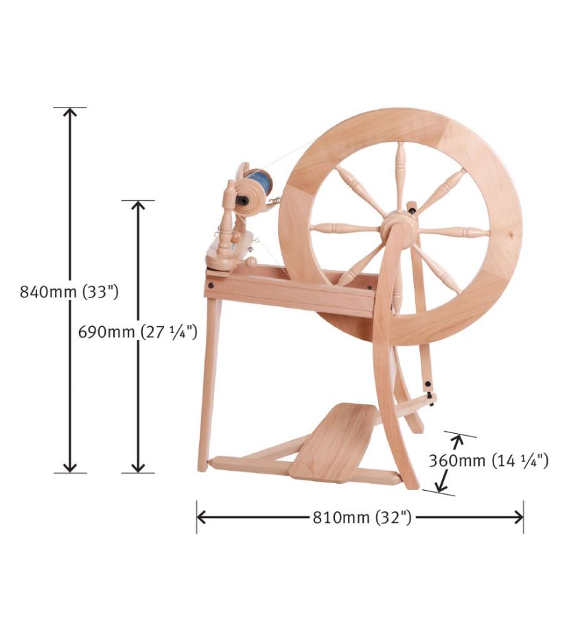 Ashford Traditional Spinning Wheel Single Drive Spinning Wheels